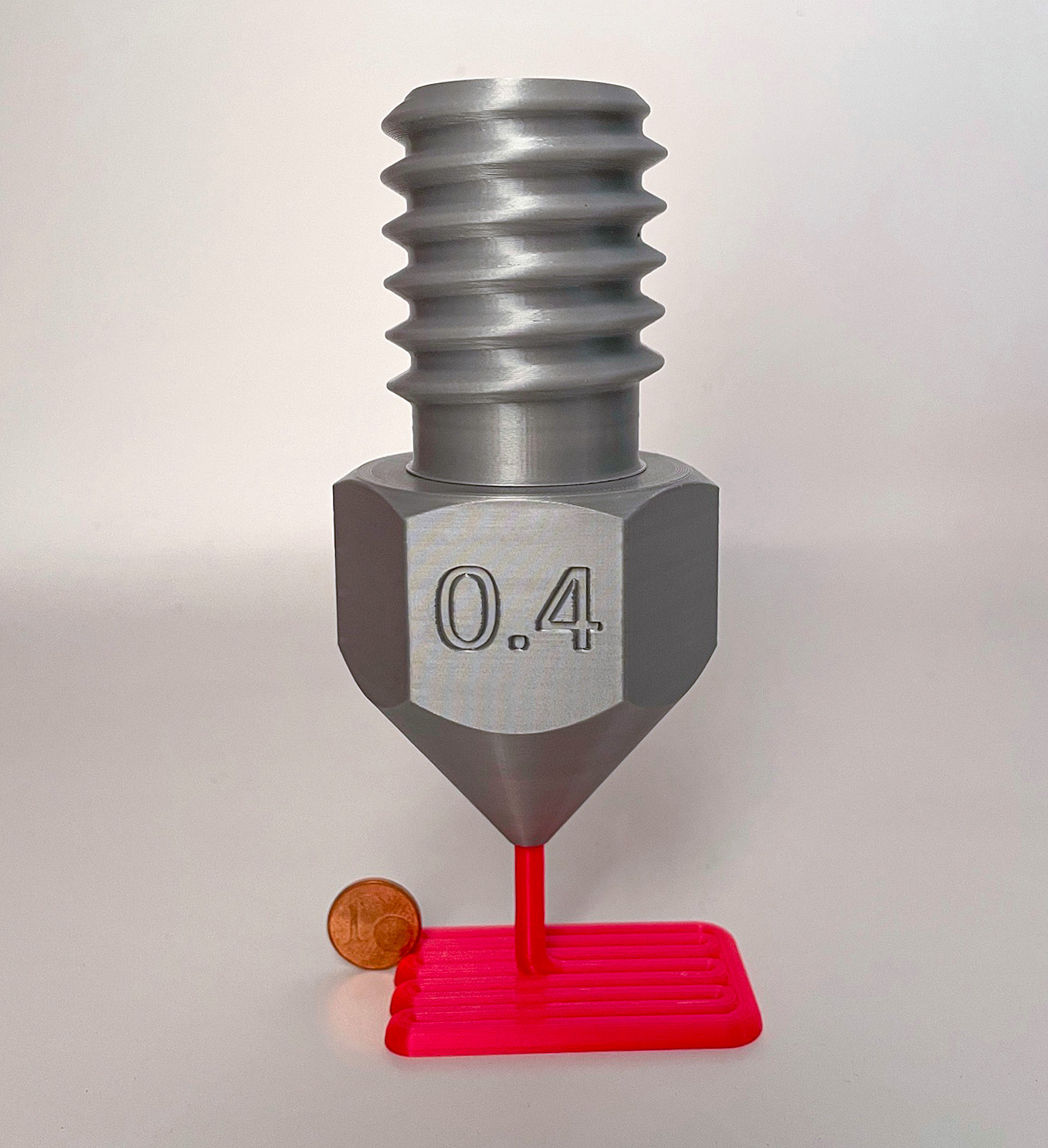 Extra large printing nozzle