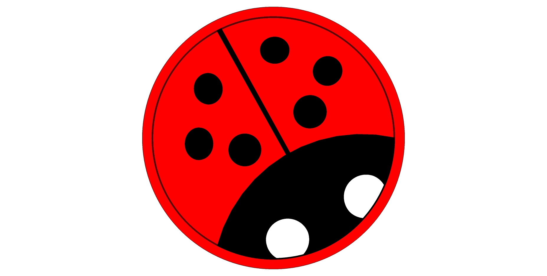 Lady Bug Fridge Magnet