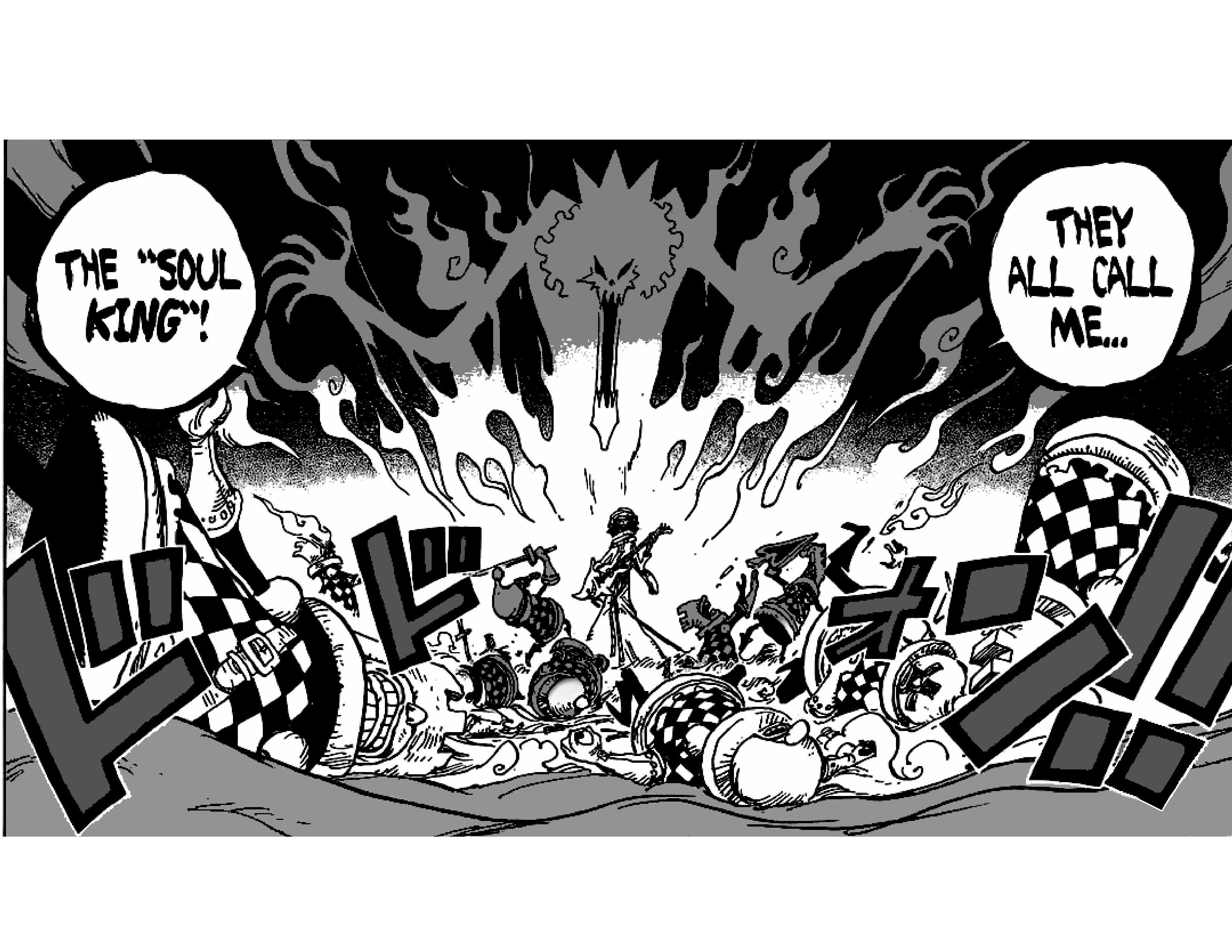 Brook "Soul King" - One Piece Manga Panel
