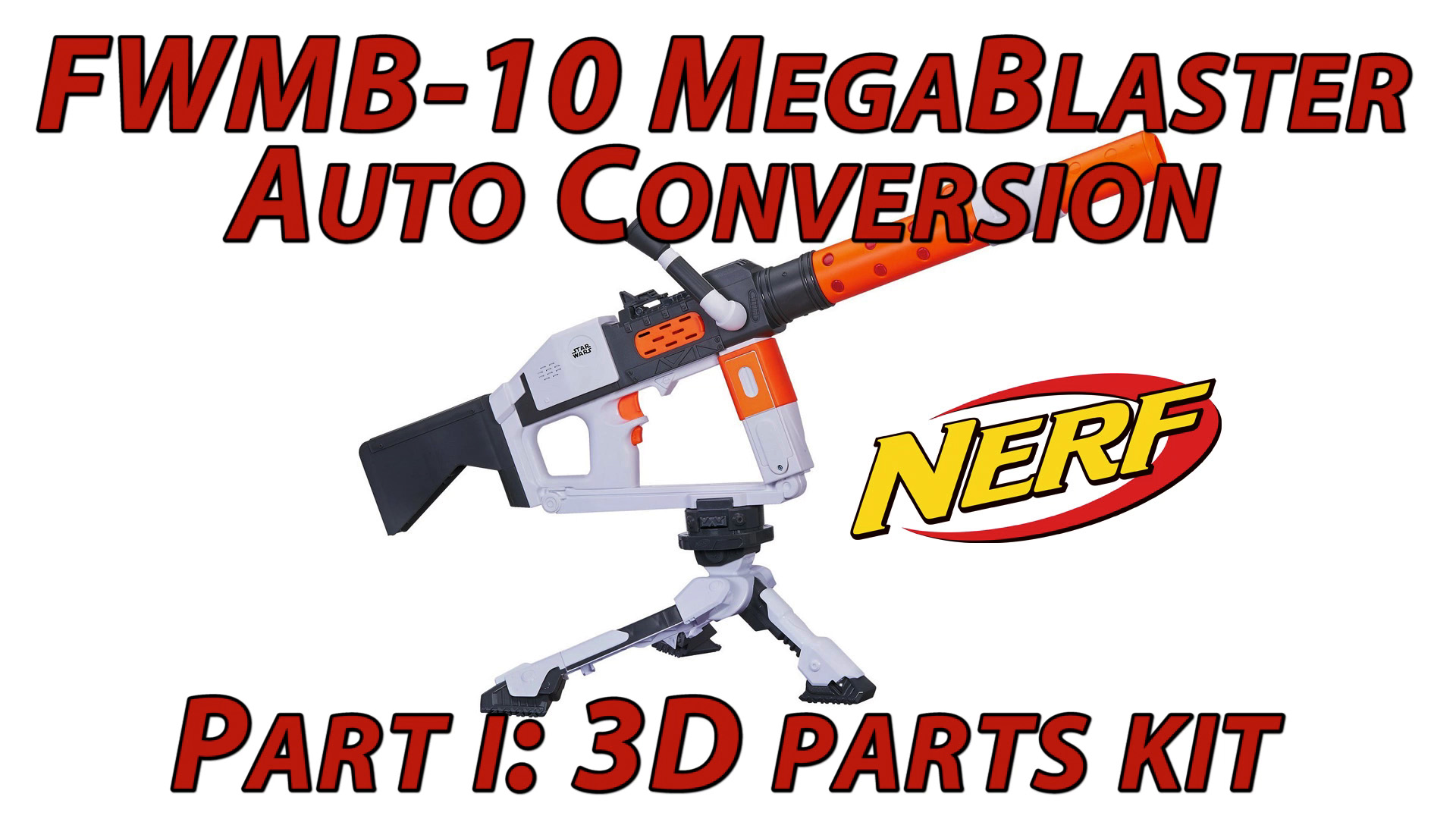 Nerf Star Wars First Order Heavy Gunner Stormtrooper Automatic
