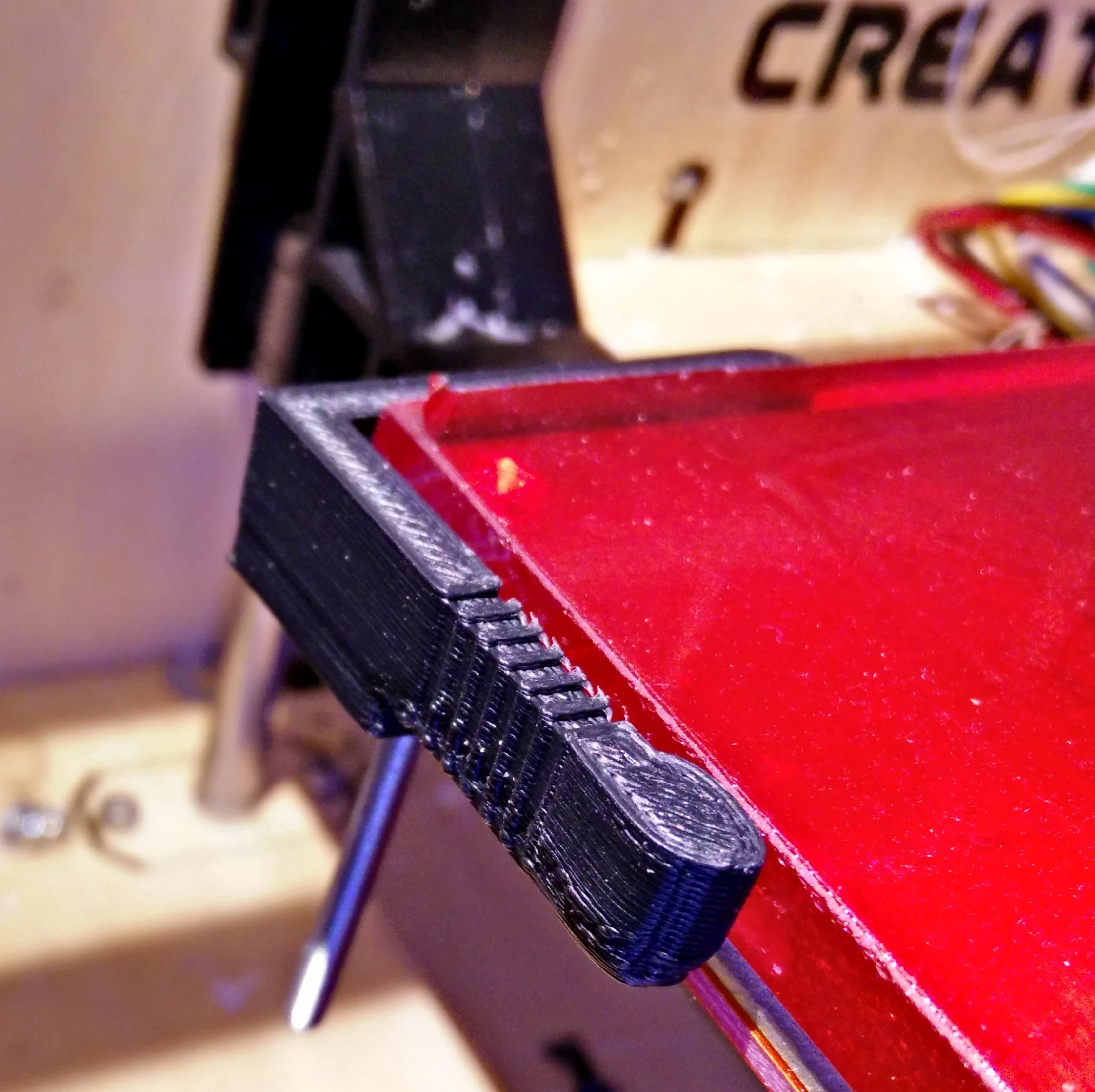 borosilicate glass plate holder for flashforge creator - replicator - clones