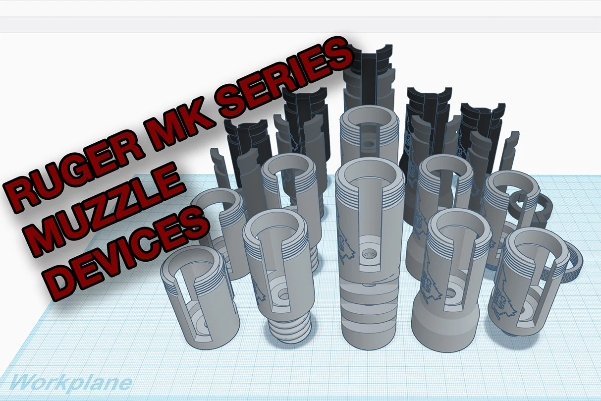 Ruger MK Series "Penguin Fart" Muzzle Devices