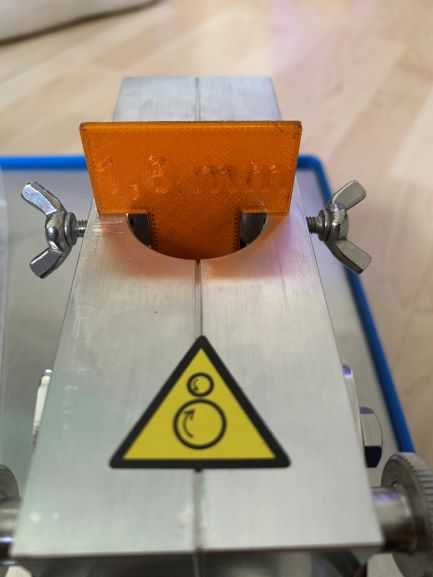 Lehre Malzmühle / Gauge maltmill Grainfather 1.6 mm
