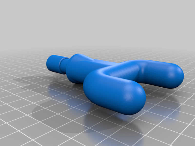 Replacement for U-shaped fascial massage gun attachment