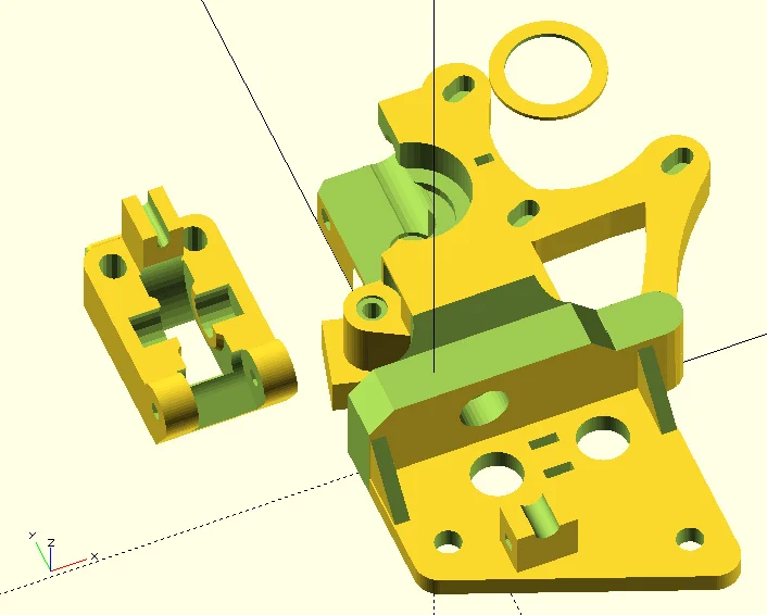Ultimate Greg's Wade's Geared Extruder - Bowden version