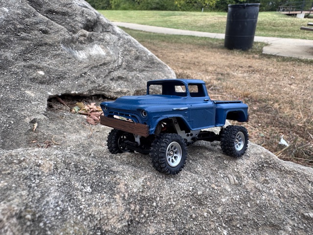 Wide Ride 50s Truck Body with Mounts-Jiabaile 1/36