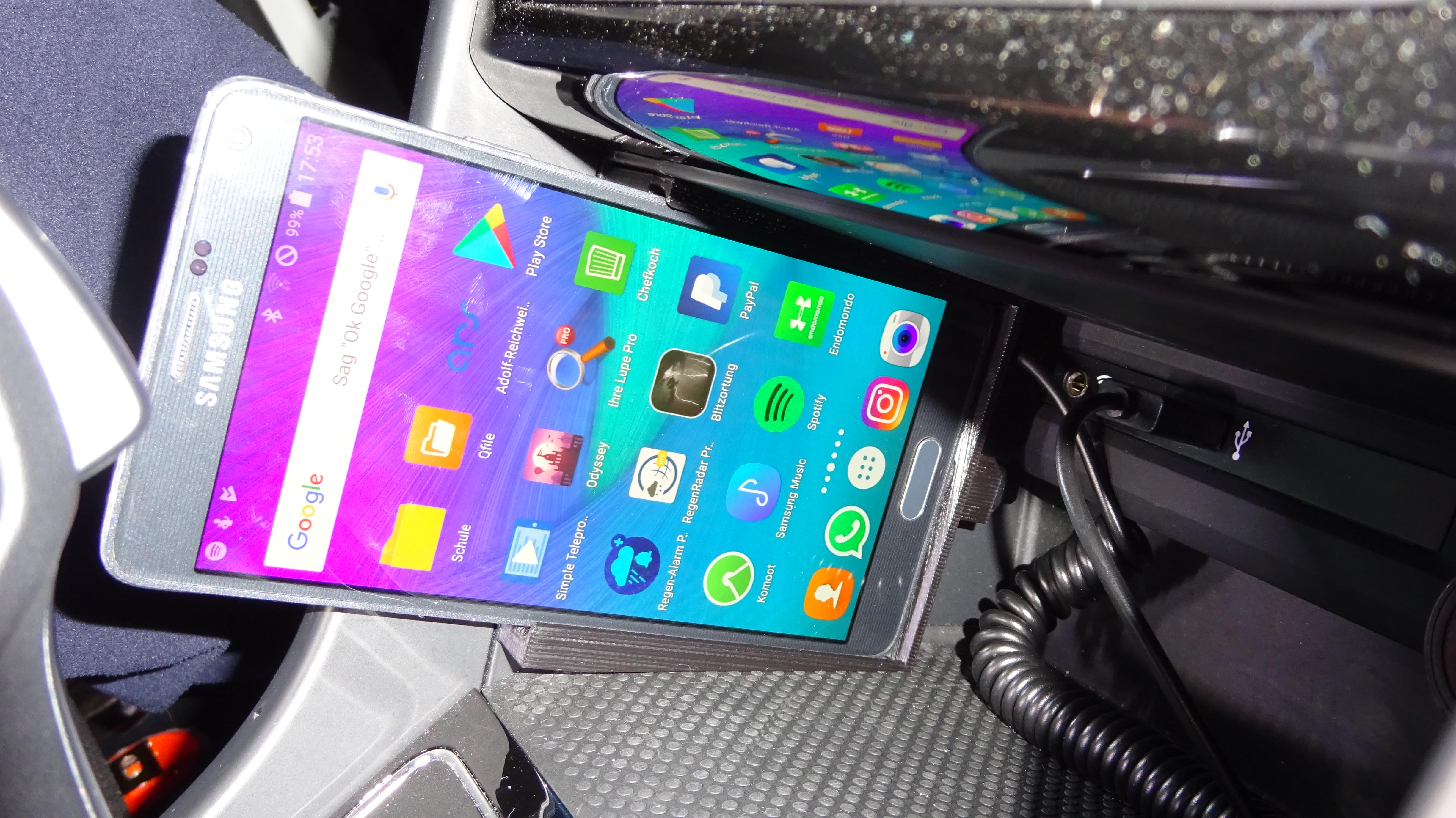 Galaxy Note 4 / VW Touran 2 - mount