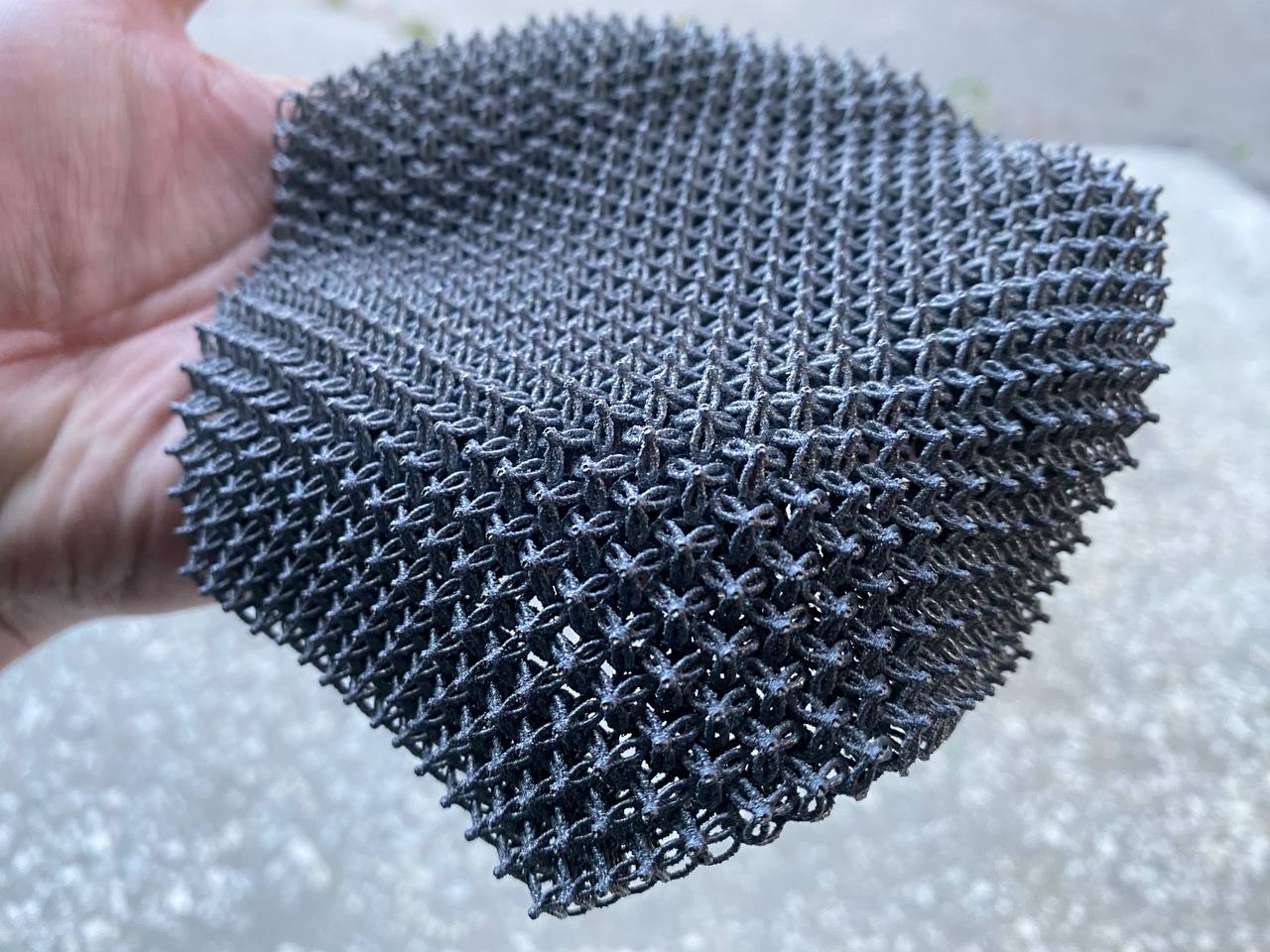 Metal Textile form 3DSLA