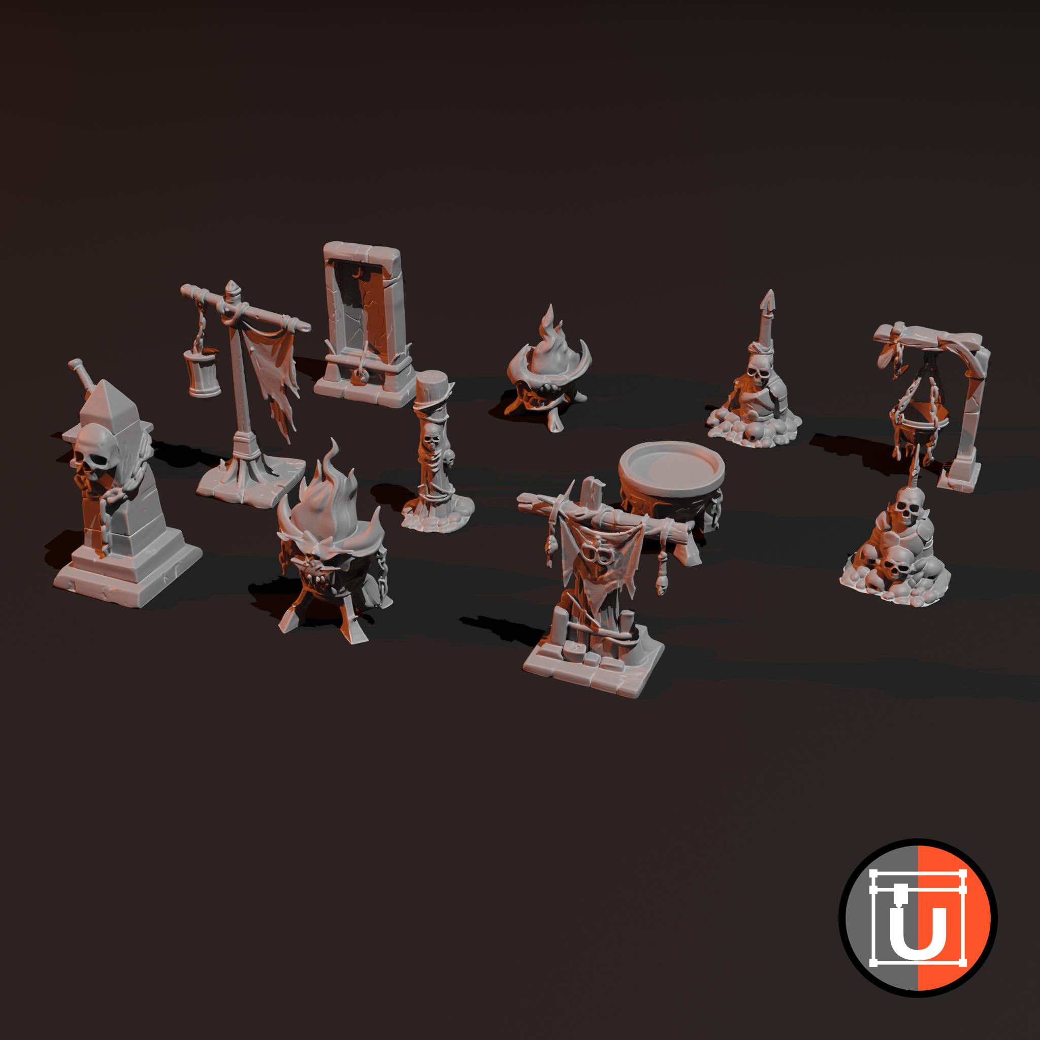 Relics of War #2 – 12 Battlefield Shrines, Censers & Grimdark Altars