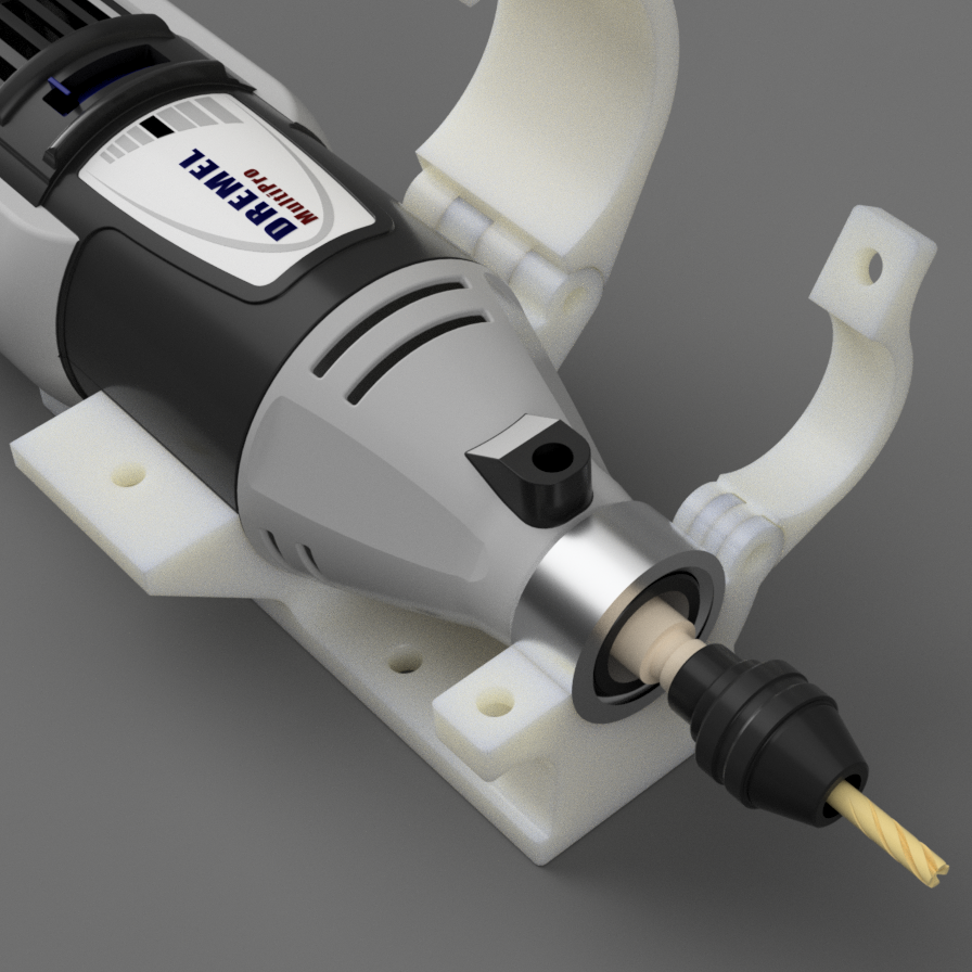 Dremel 395 Mount for MPCNC using Universal Tool-Mount Plate...