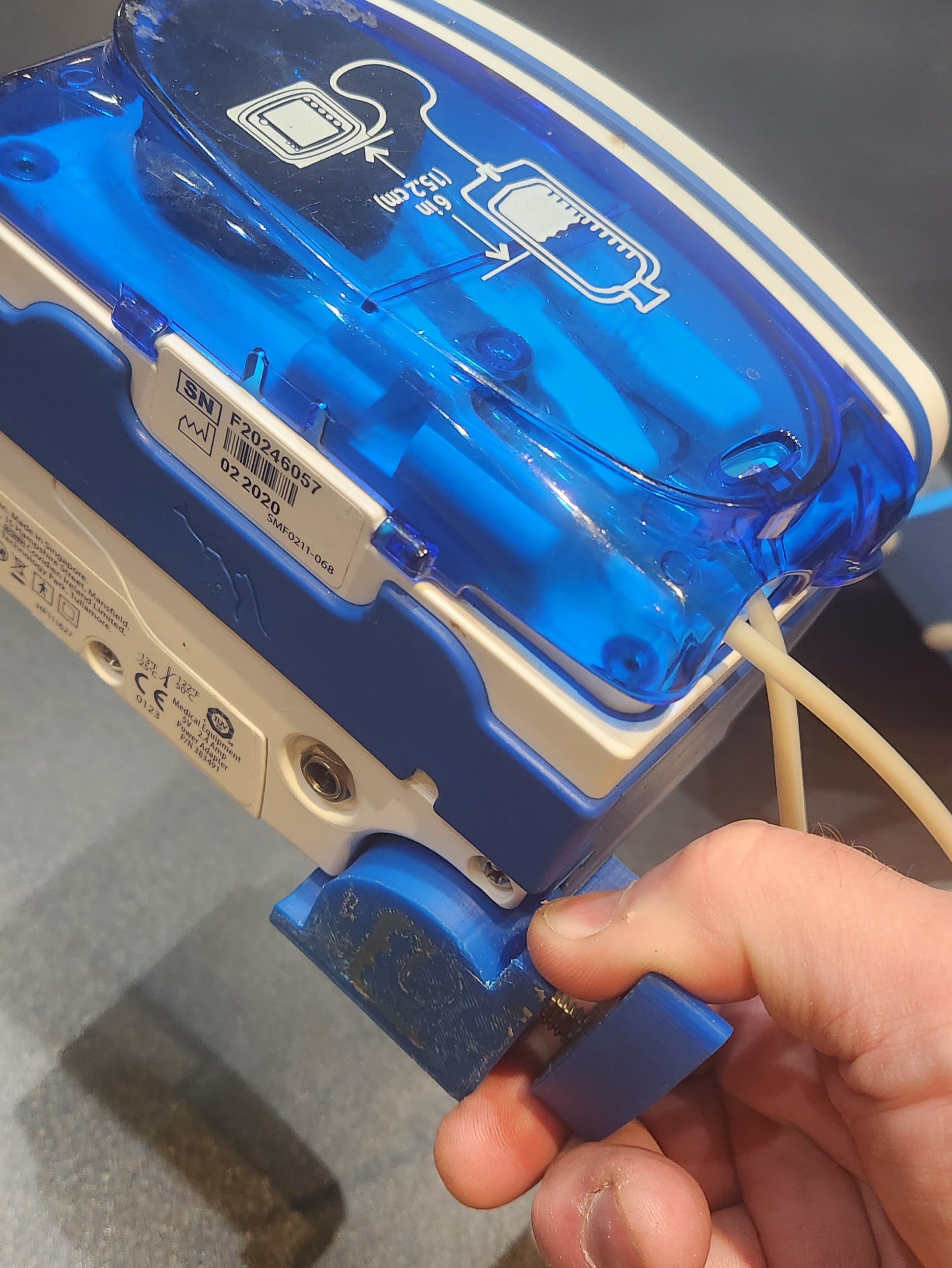 Clamp for Kangaroo Joey Feeding Pump Mount