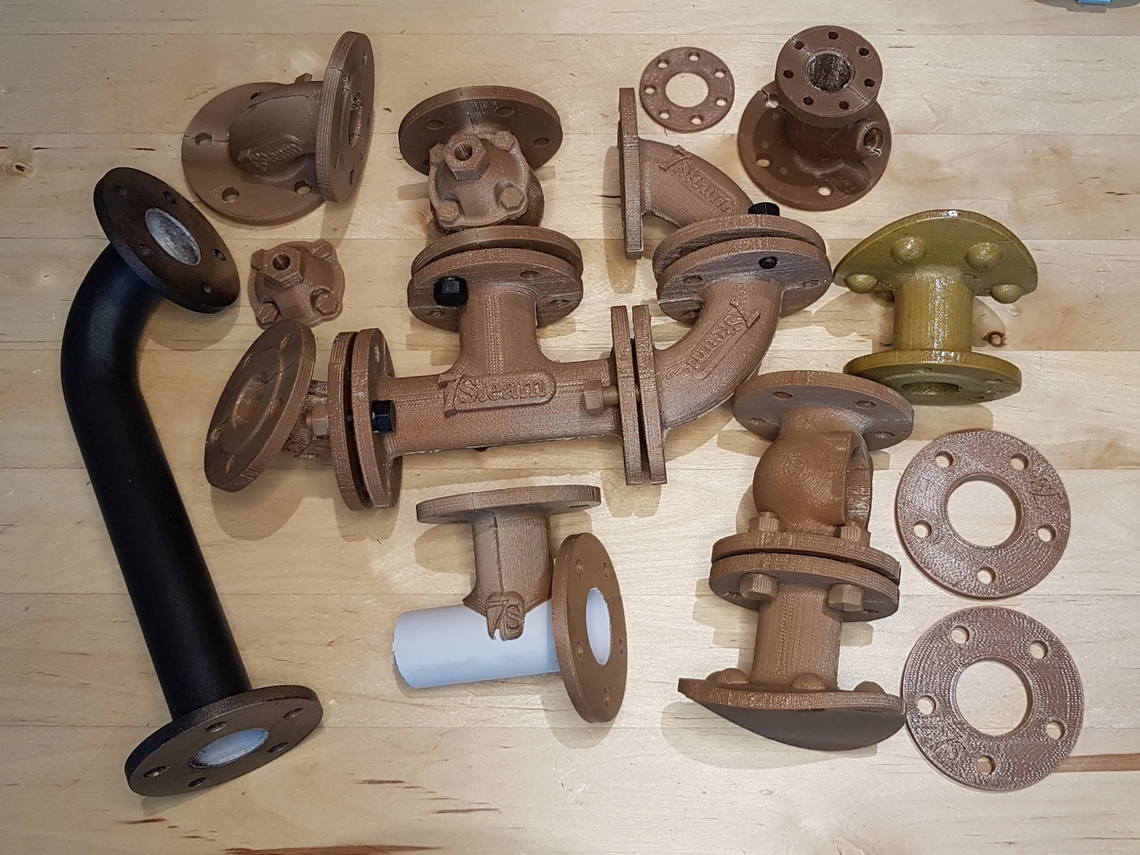 Decorative Plumbing for Steampunk Props