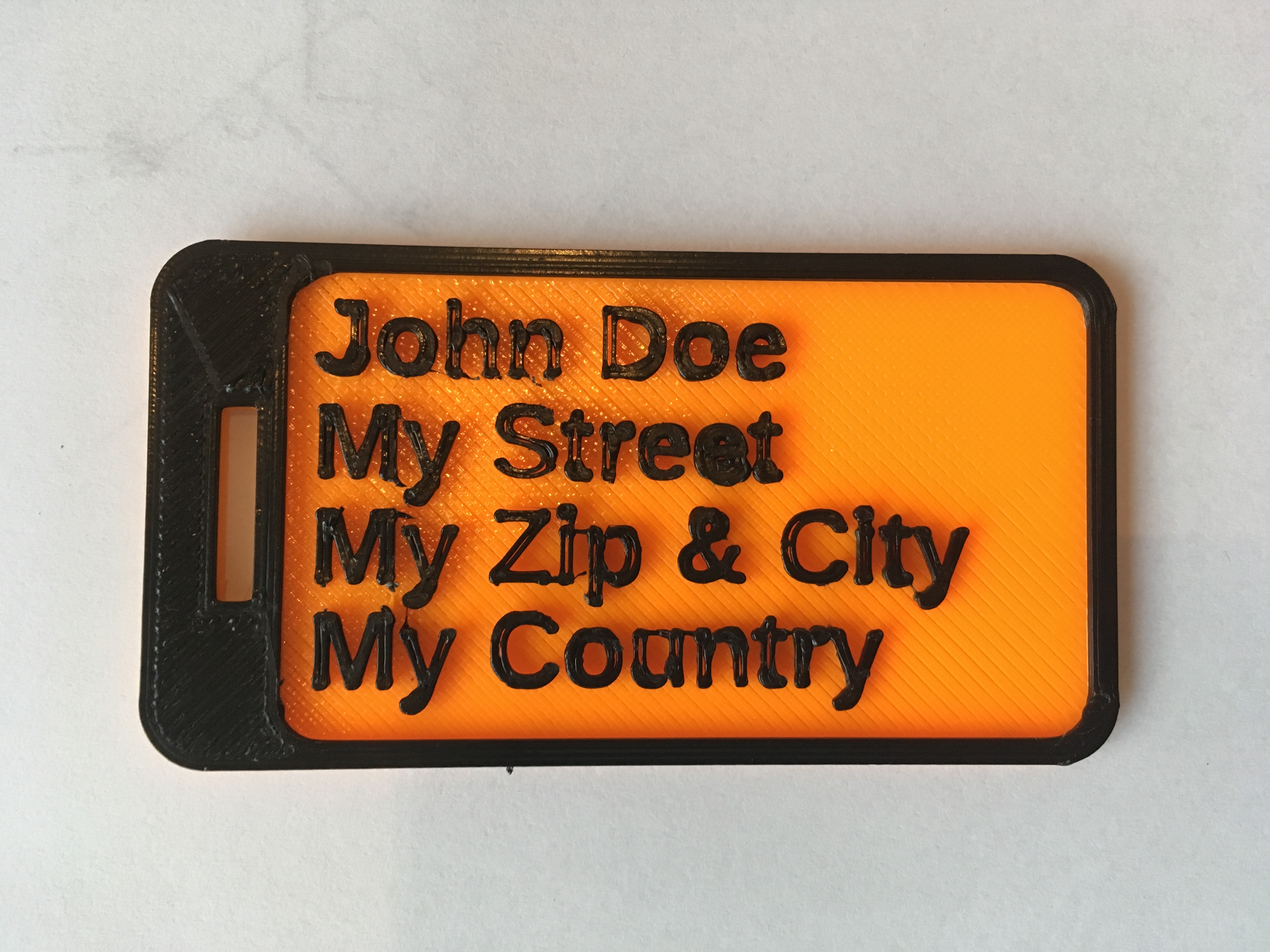 luggage tag / Kofferanhänger - fully customizable