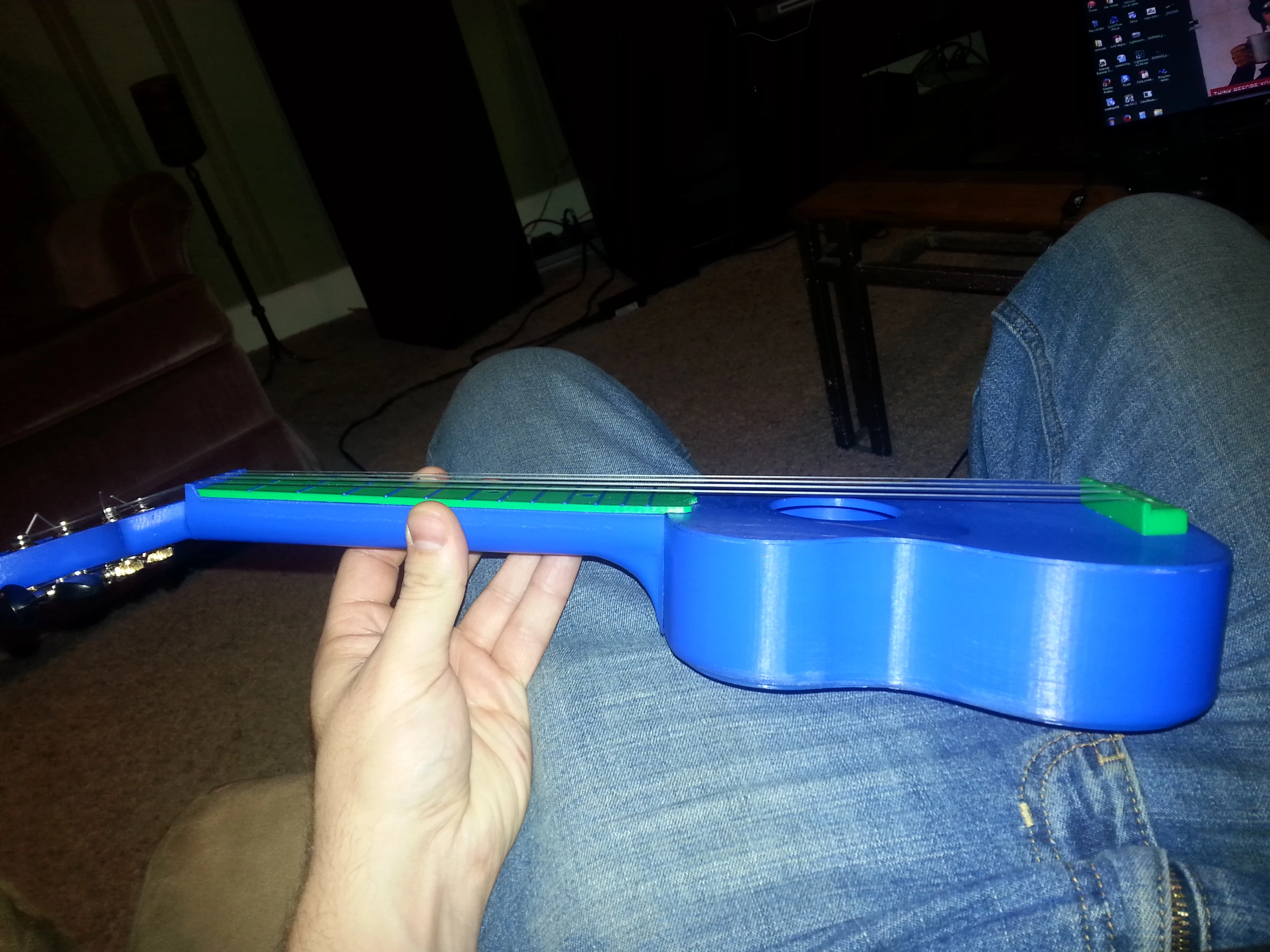 Custom 3d printed Ukulele