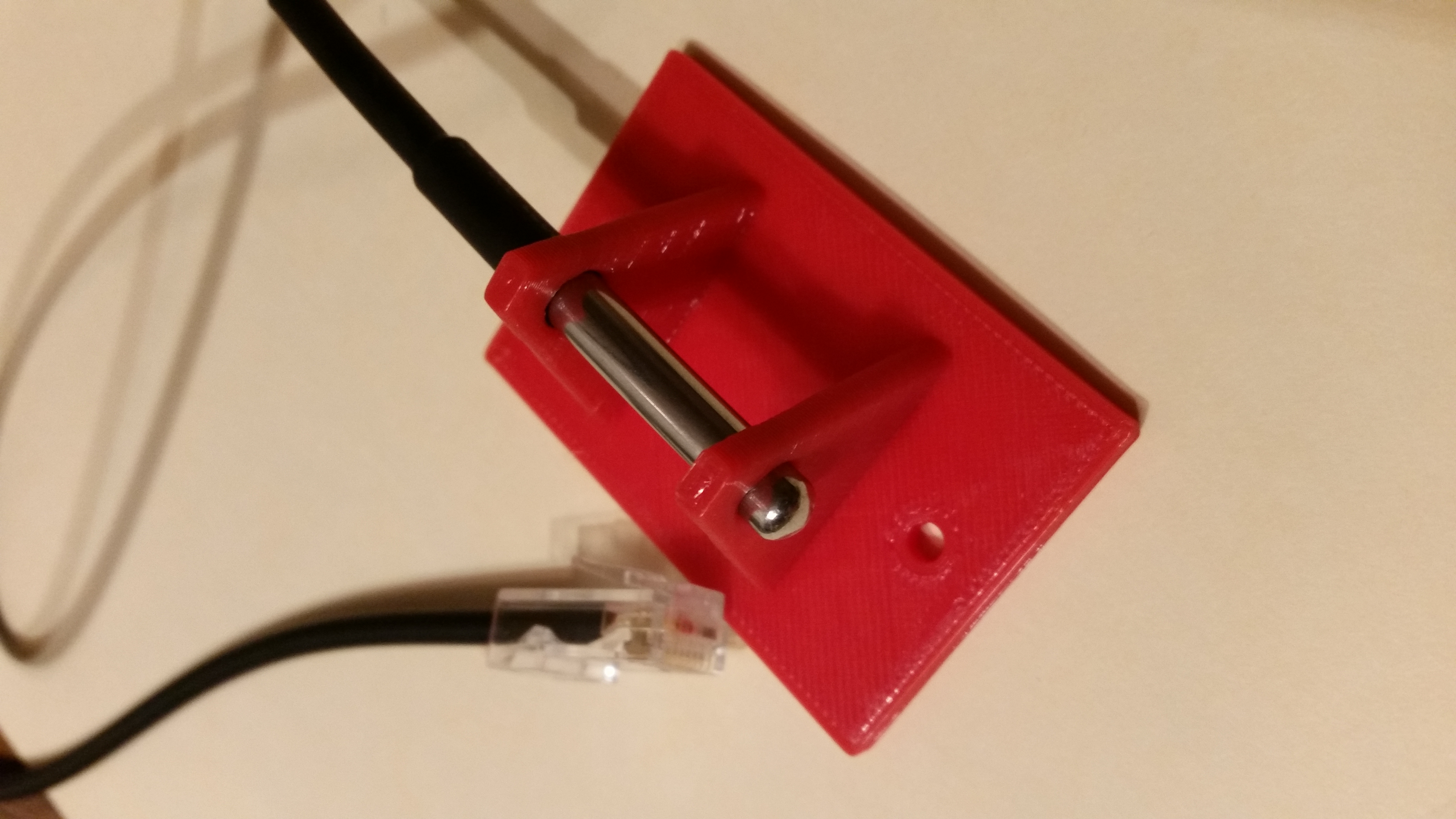 DS18B20 temperature sensor holder