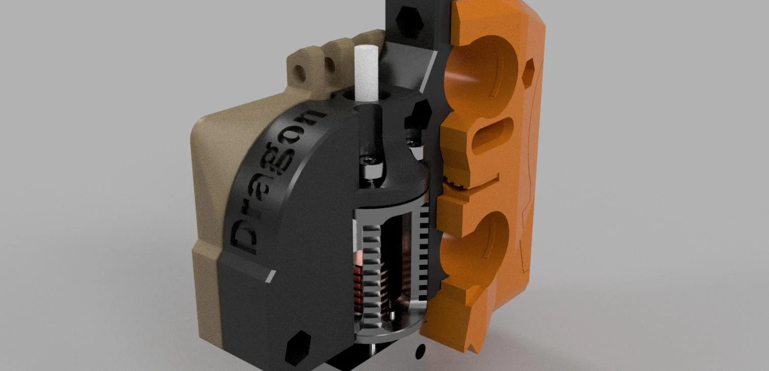 Prusa Mini / Mini+ Dragon Hotend Mount