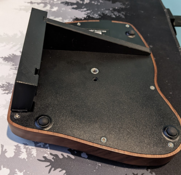 Keyboardio Model 100 15deg portable tenting bracket