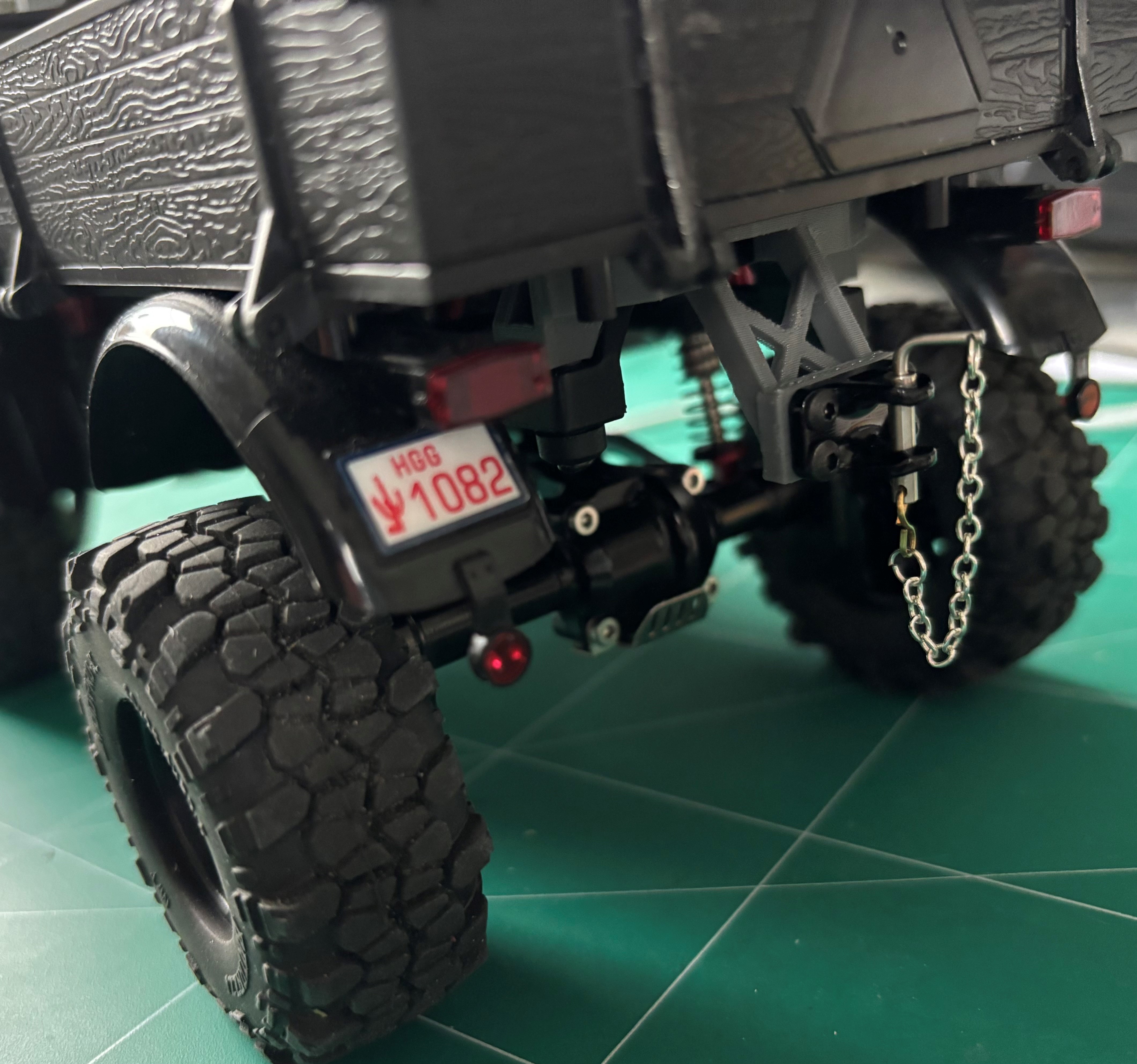 Unimog FCX24 Trailer hook adapter