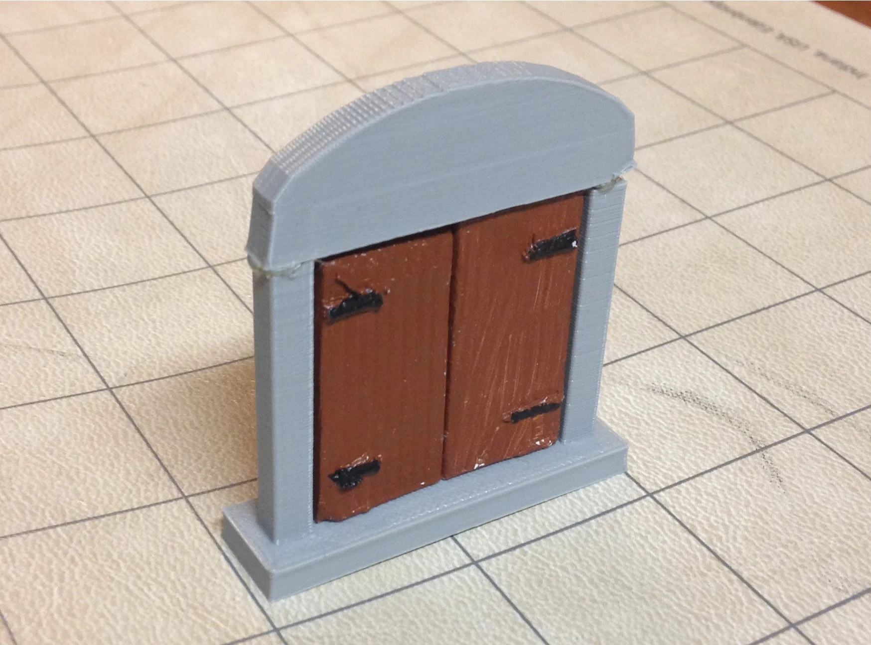 D&D swinging double doors