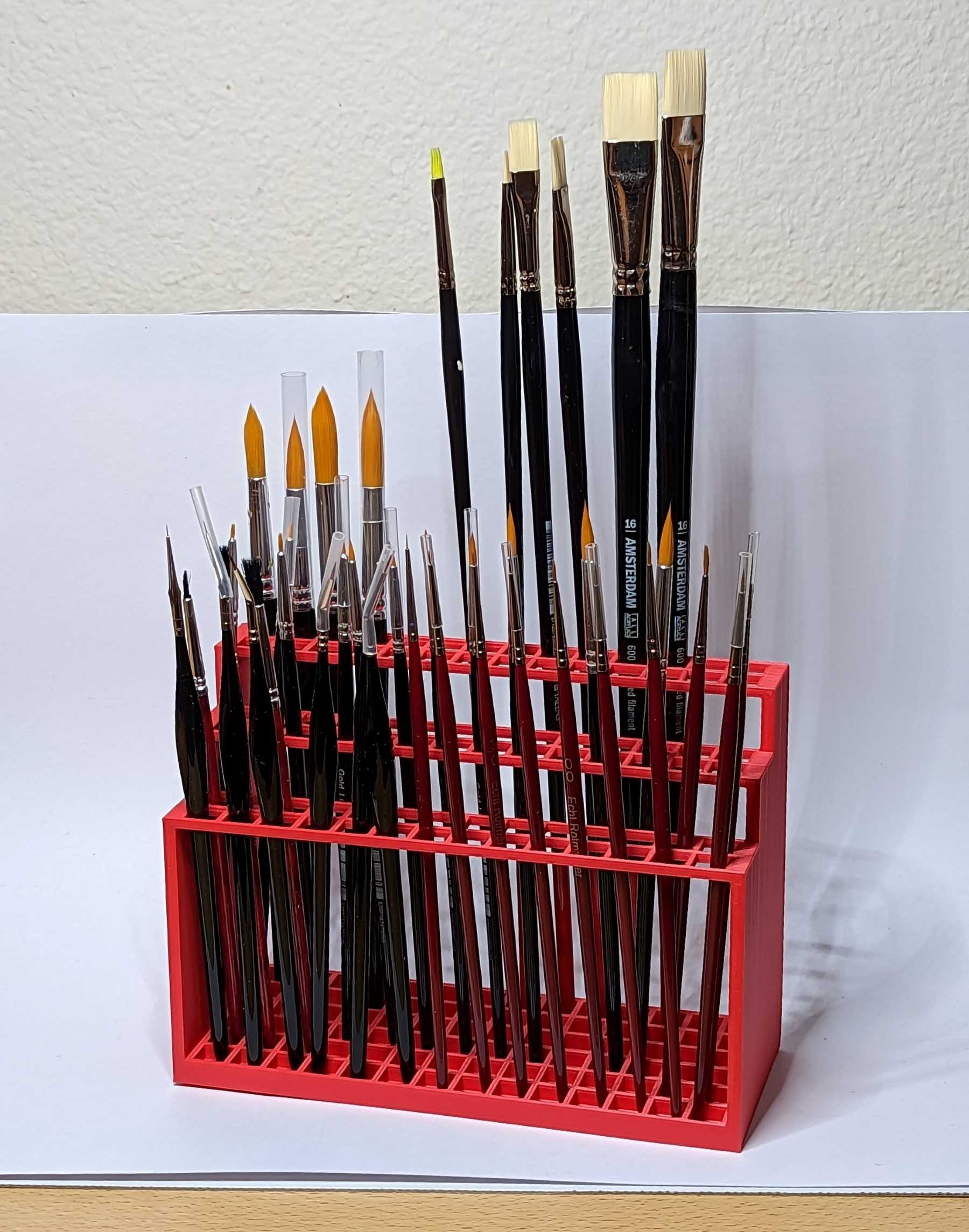 Paintbrush Holder, up to 84 Brushes