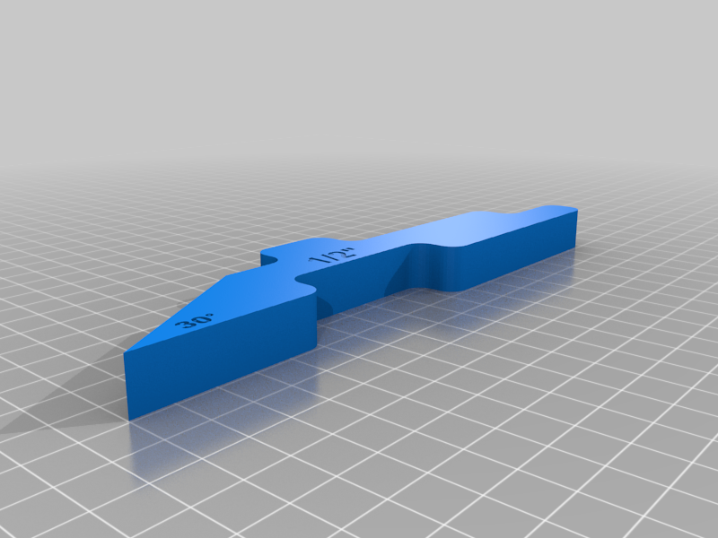 Angled router setup bars