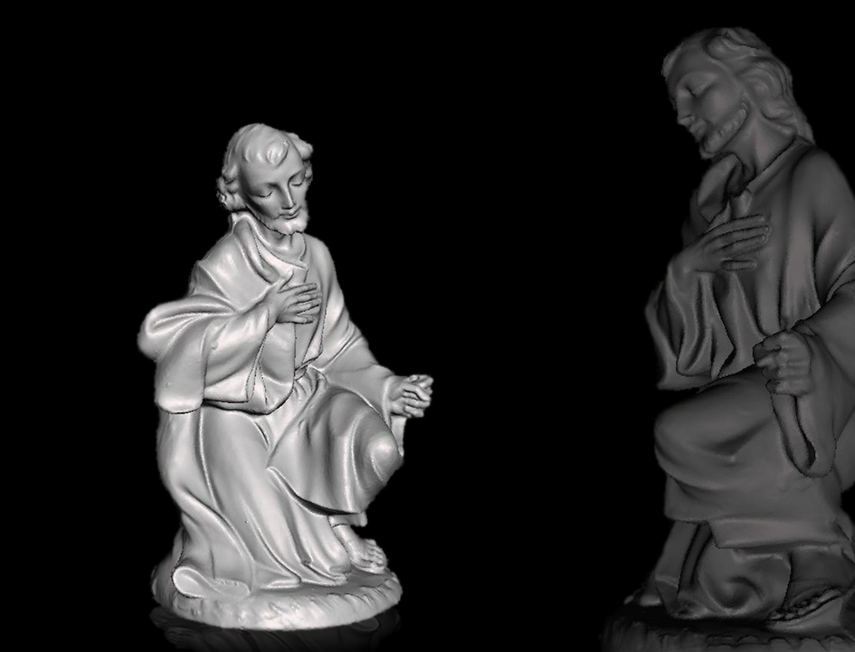 Giuseppe - Scansione statuine presepio di Natale.