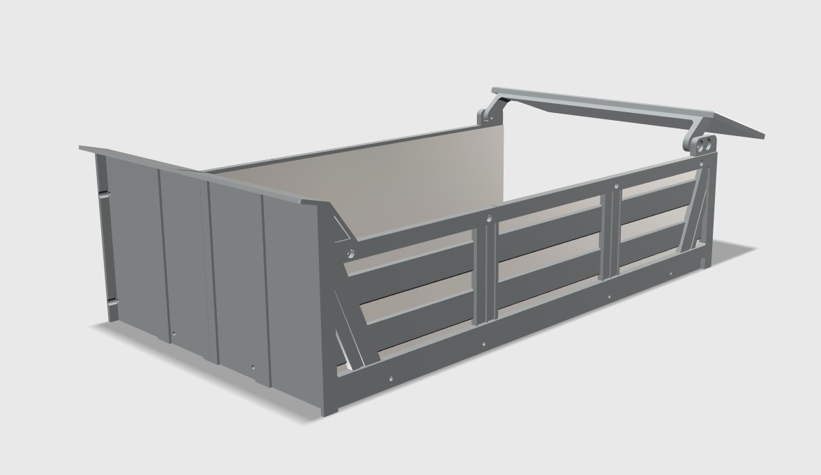 Tamiya Actros Dumpbed for custom trailer