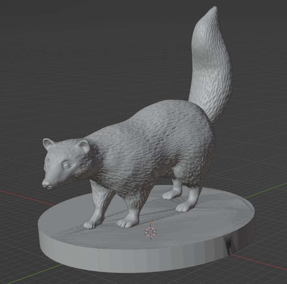 Skunk Posed