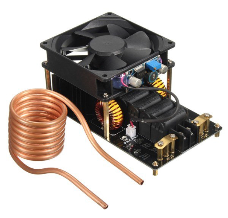 Box For Geekcreit® 1000W 20A ZVS Macchina di Riscaldamento a Induzione con Ventola di Raffreddamento PCB Tubo di Rame 12-36V