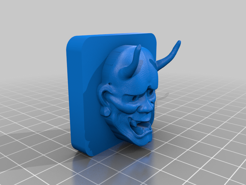 Hannya Mask QR Code Cover for Creality Ender-3