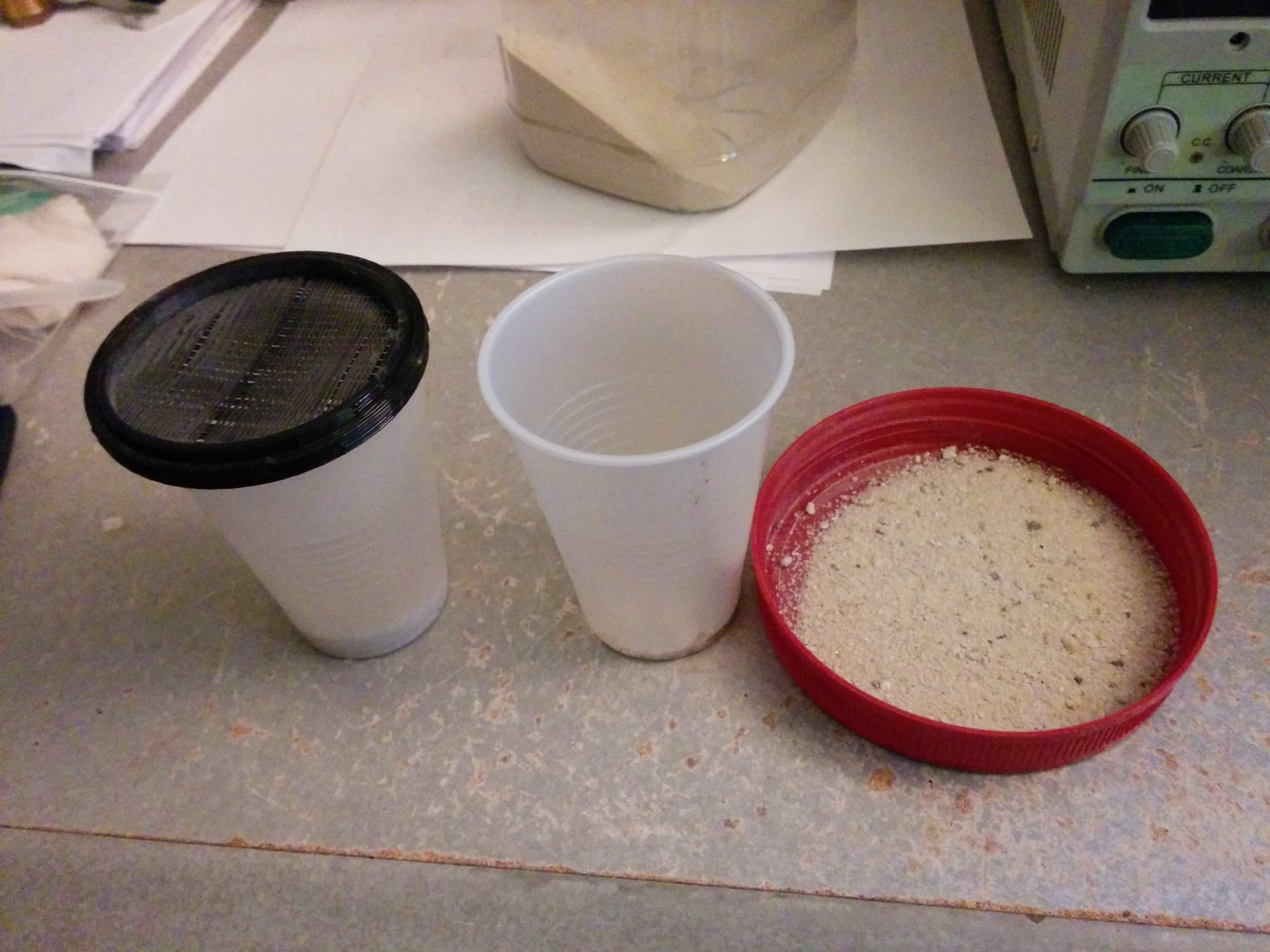 Mesh screen for 7 ounce cup