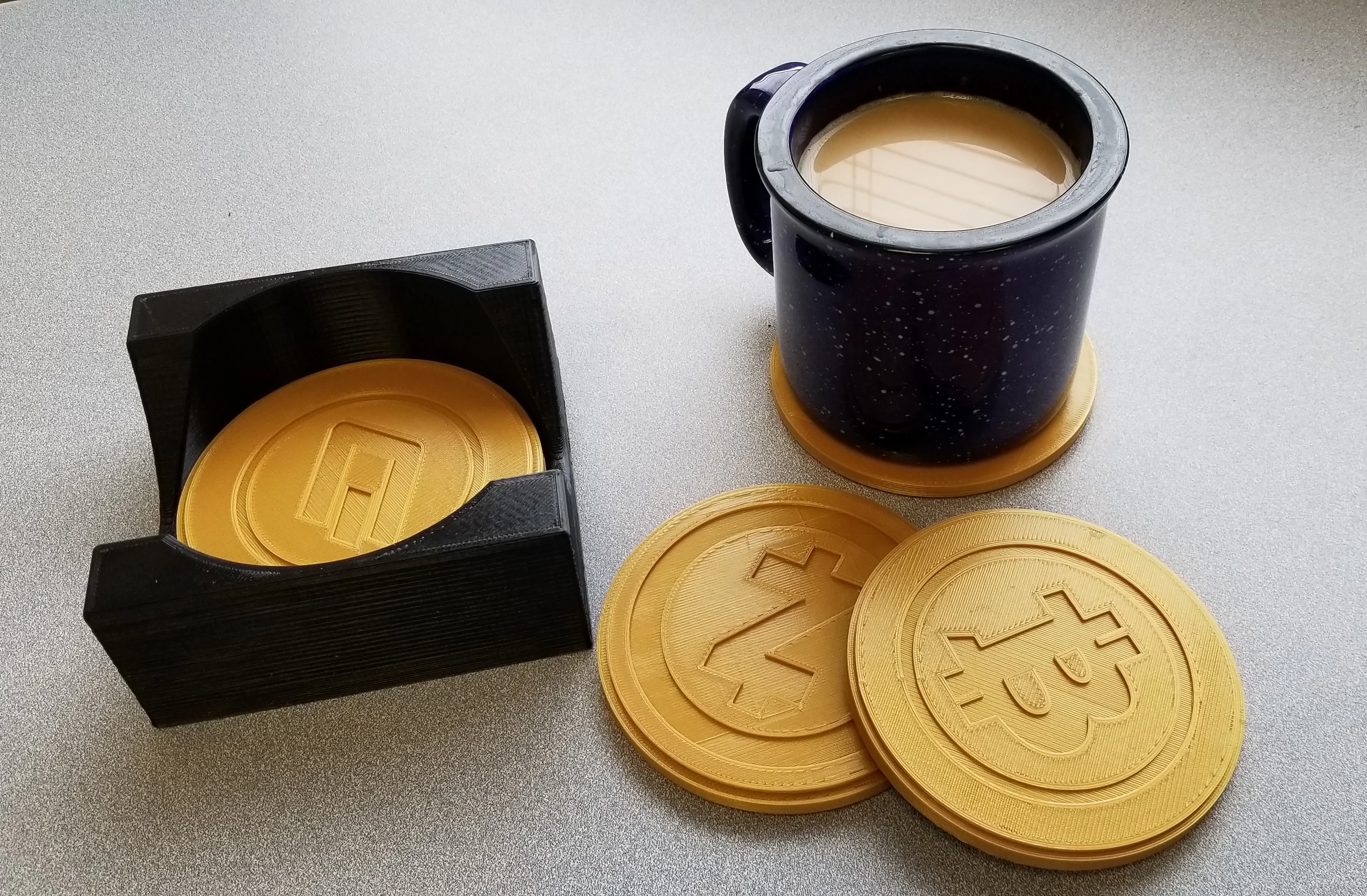 Bitcoin Coasters - Cryptocurrency Coasters