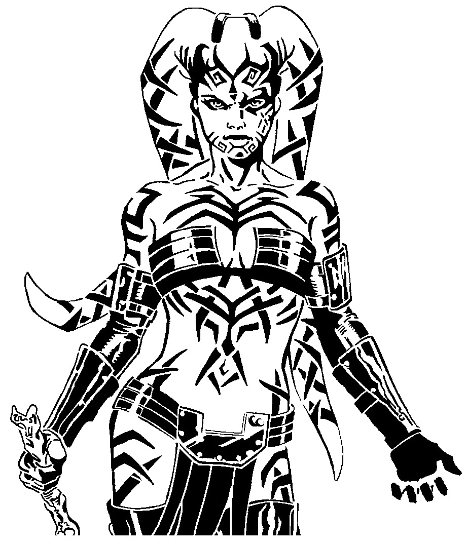 Darth Talon stencil 2