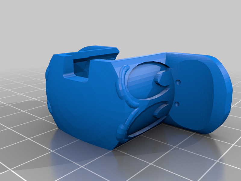 Inhaler handle grip (Duck-billed)