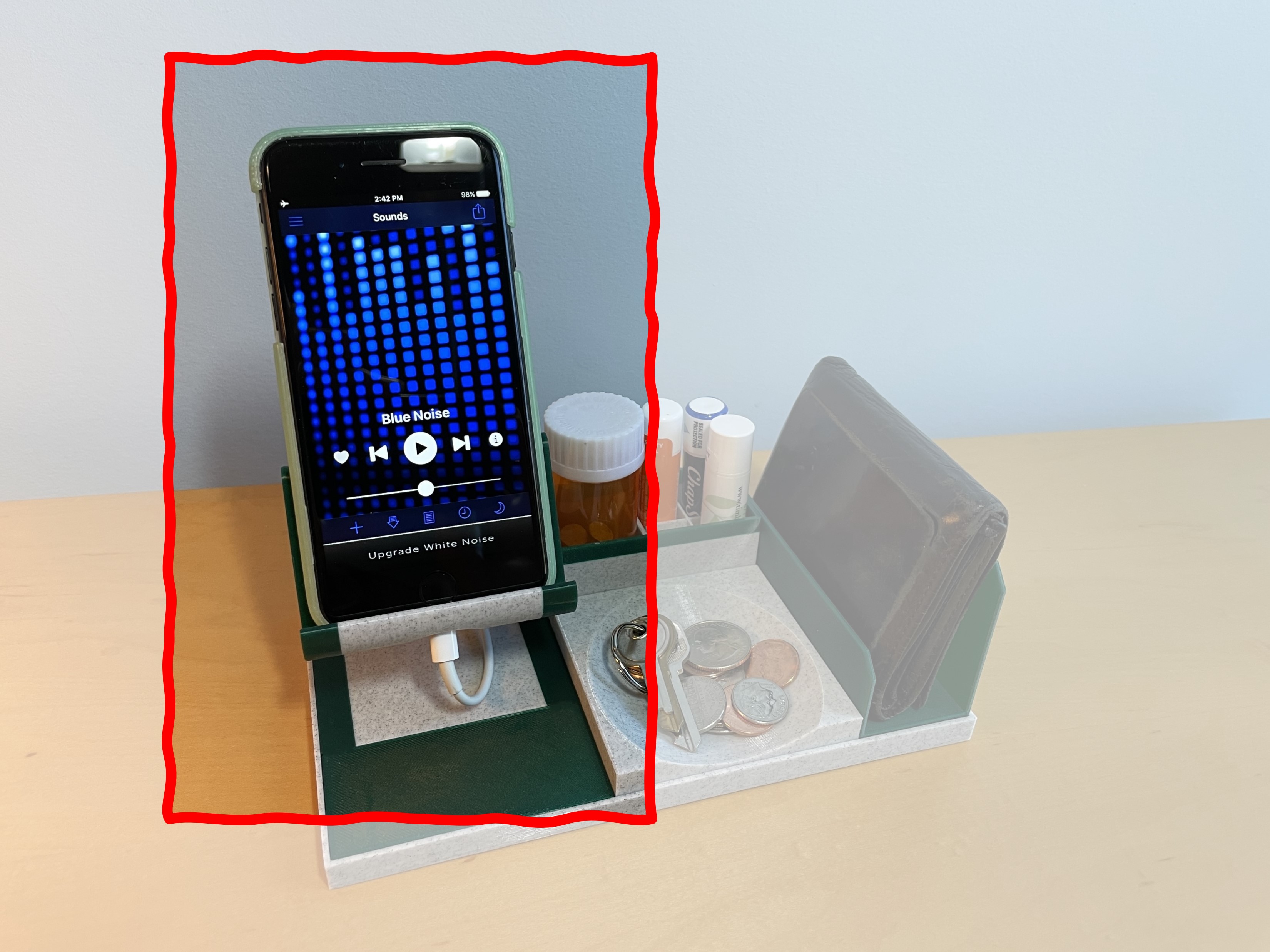 Daves Modular Organizer-Phone Stand for Charger (Remix)
