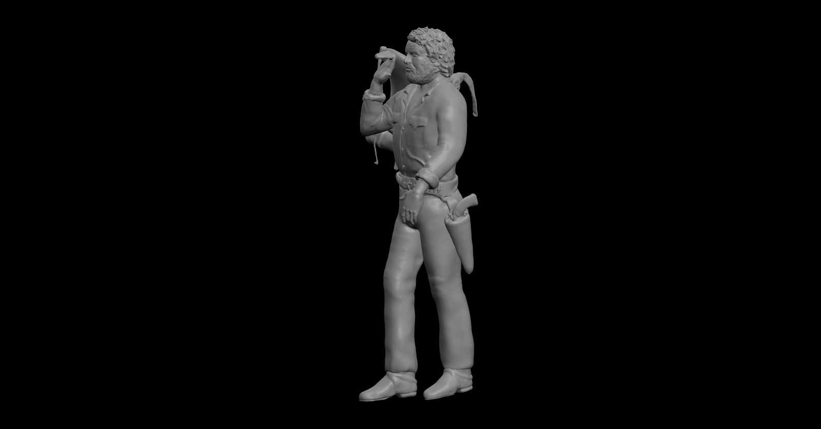 Bud Spencer (Bambino) desert walk sculpture