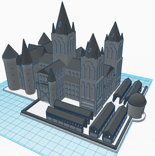 Hogwarts School of Witchcraft and Wizardry (Castle Part 2 of 3) - Harry Potter 3D Print