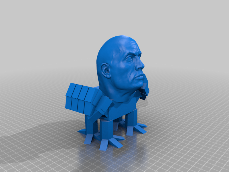 Rock Man Gauntlet head