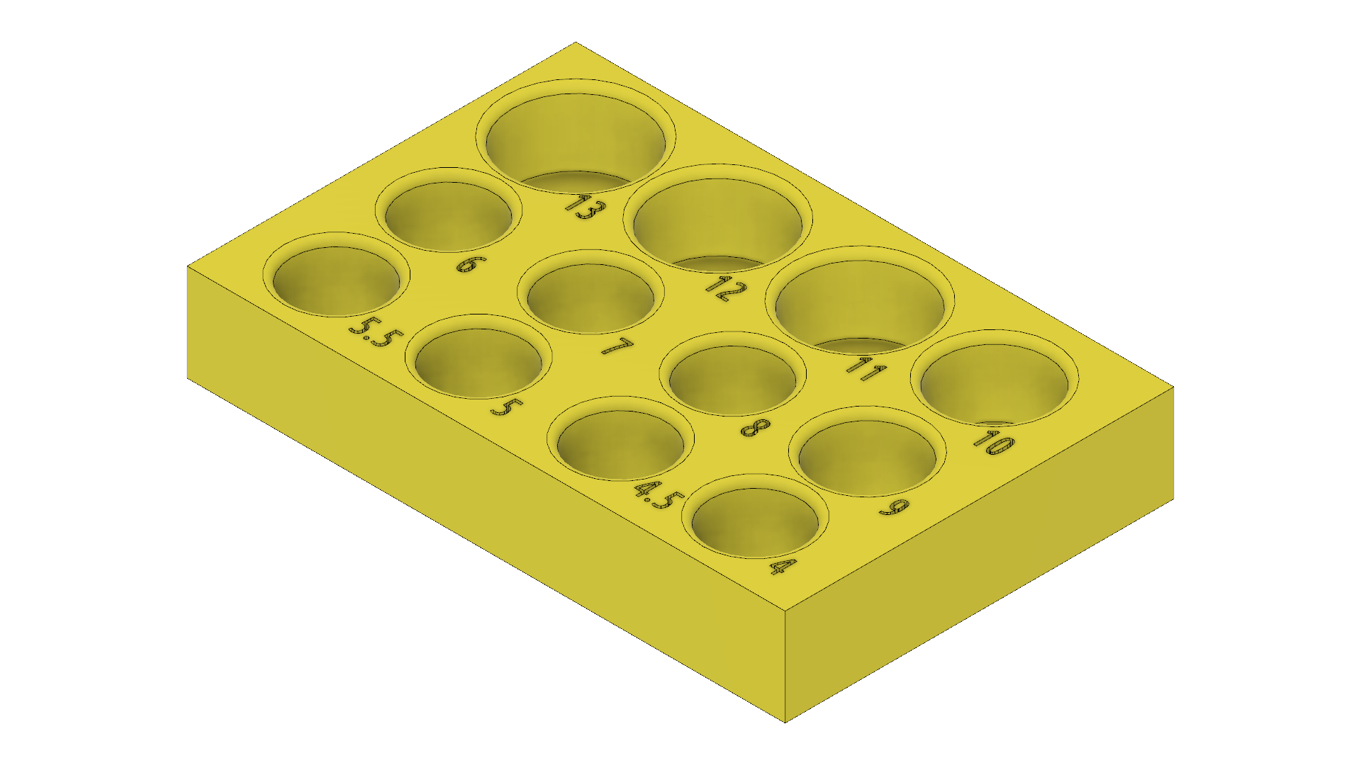 Tool Box Socket Organizer Set
