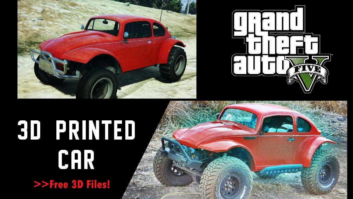 Rc Bodyshell -GTA V- BF Injection 313mm