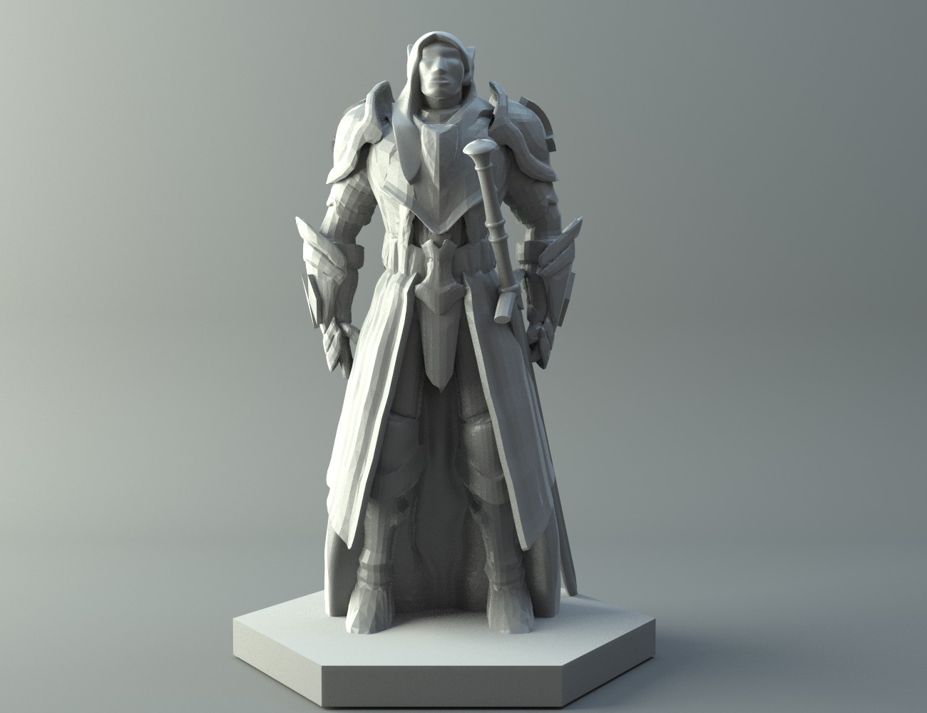 Elven ranger - D&D miniature