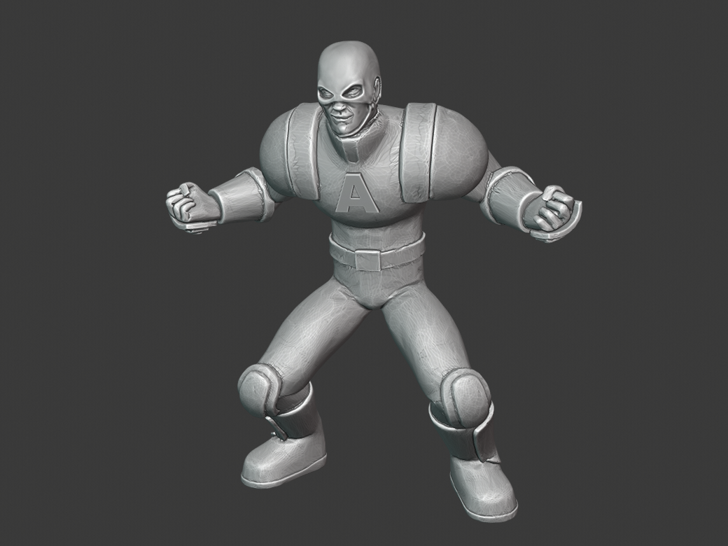 Avalanche X-Men (pre-supported 35mm wargame miniature)