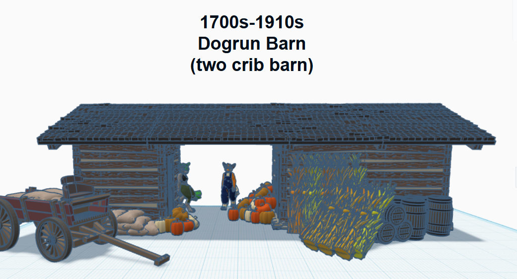 Dogrun Barn (HO SCALE)