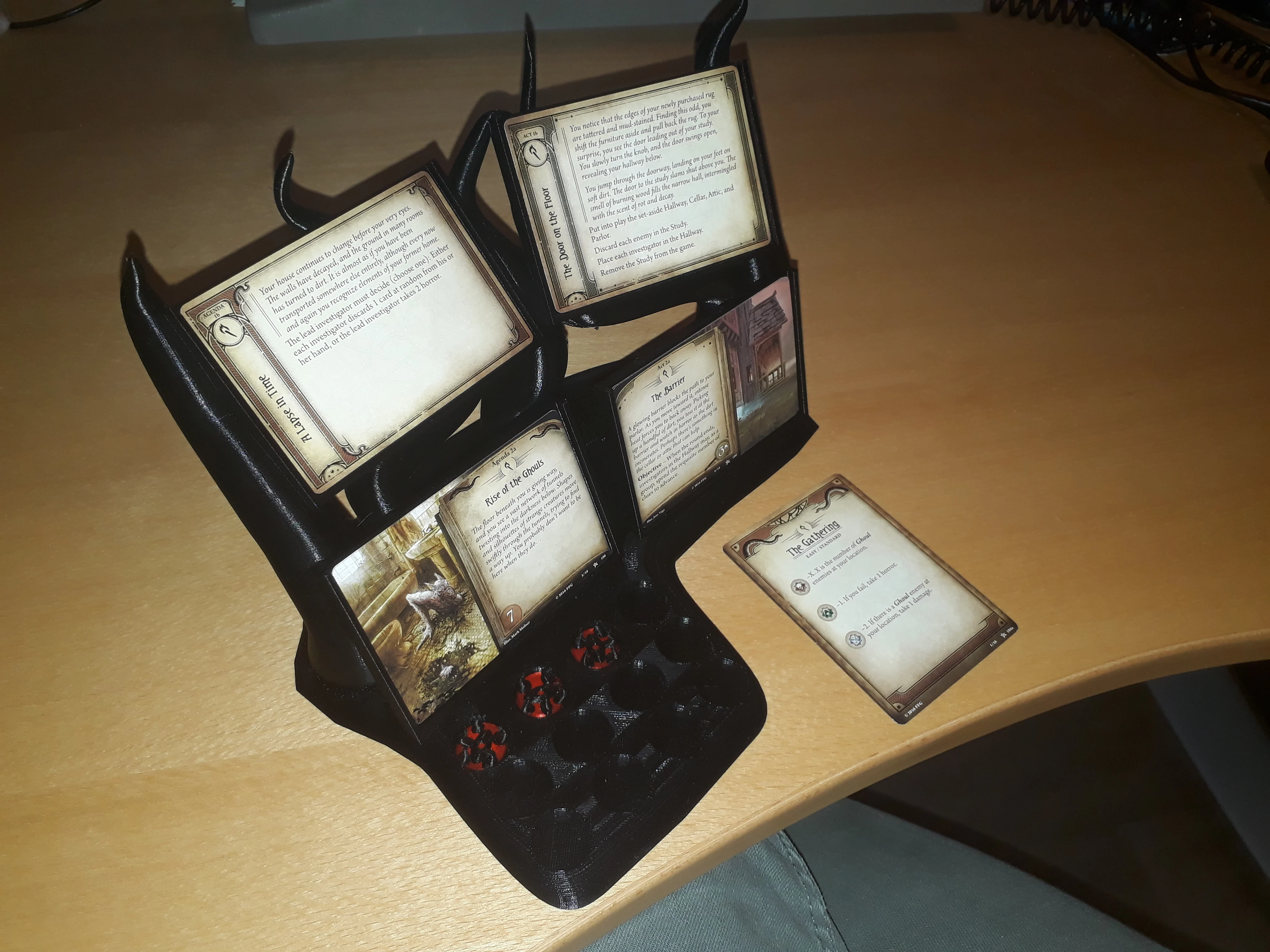 Agenda and Act Deck Holder for Arkham Horror LCG