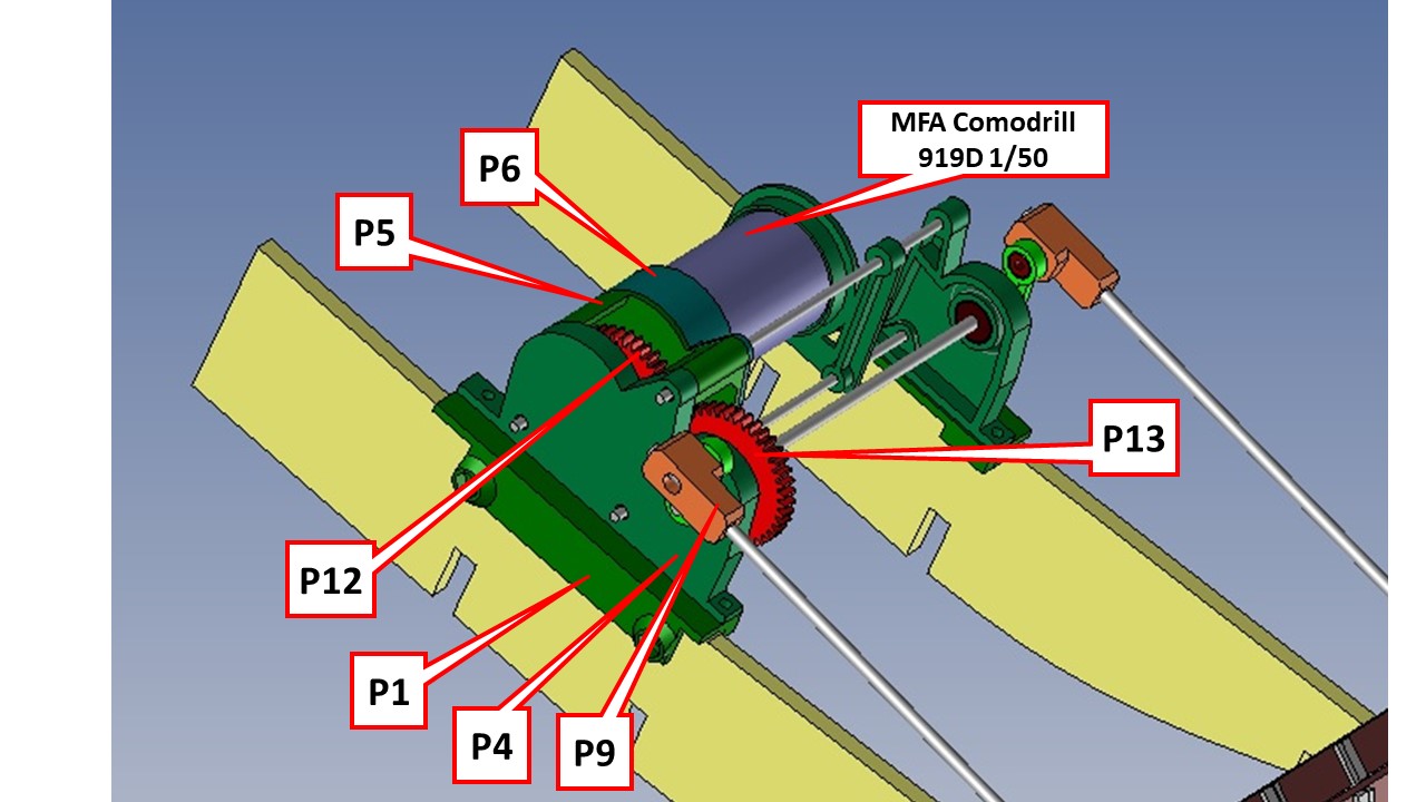 STEAMER REAR PADDLE WHEEL DRIVING SYSTEM