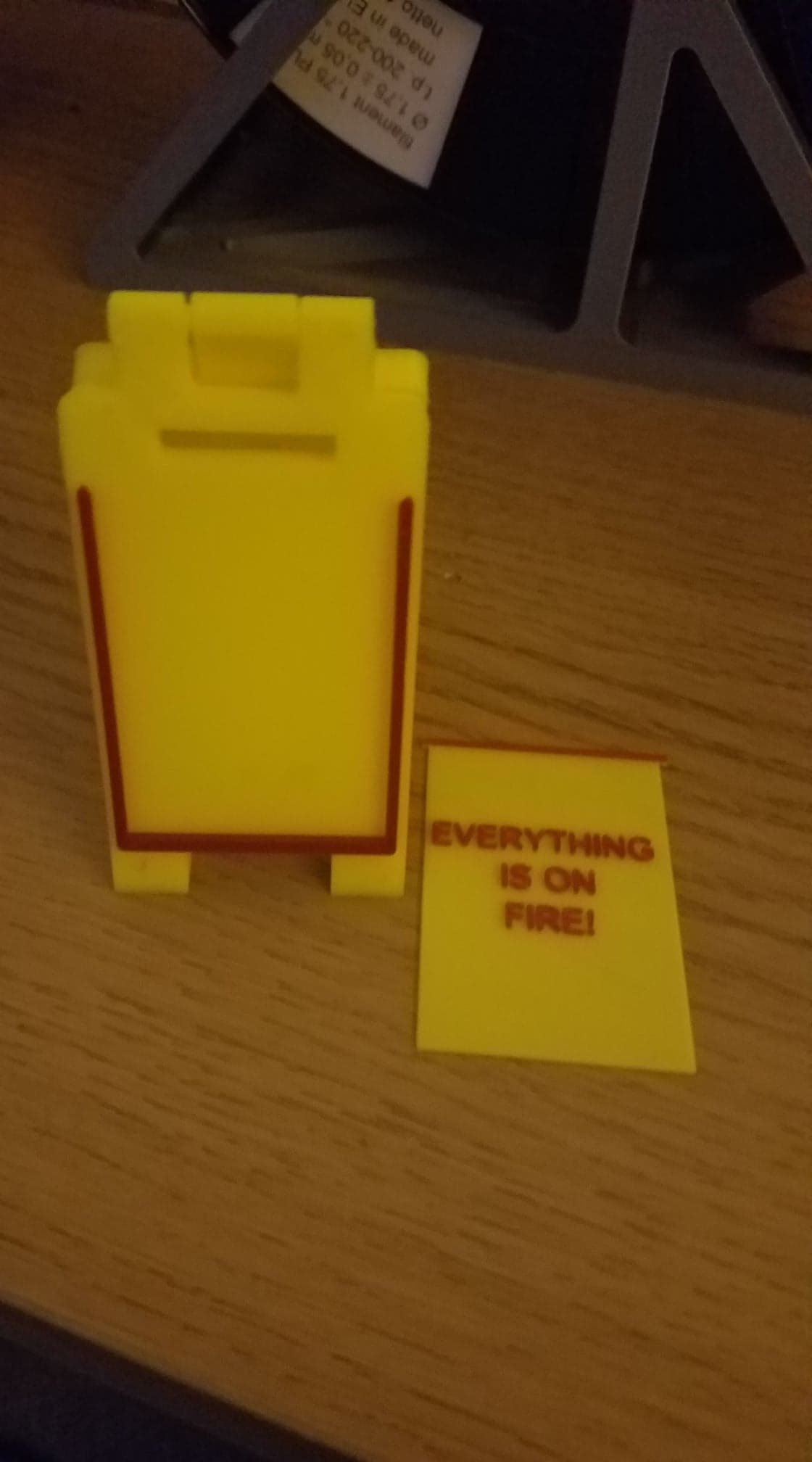 Swappable Text Mini Floor Sign