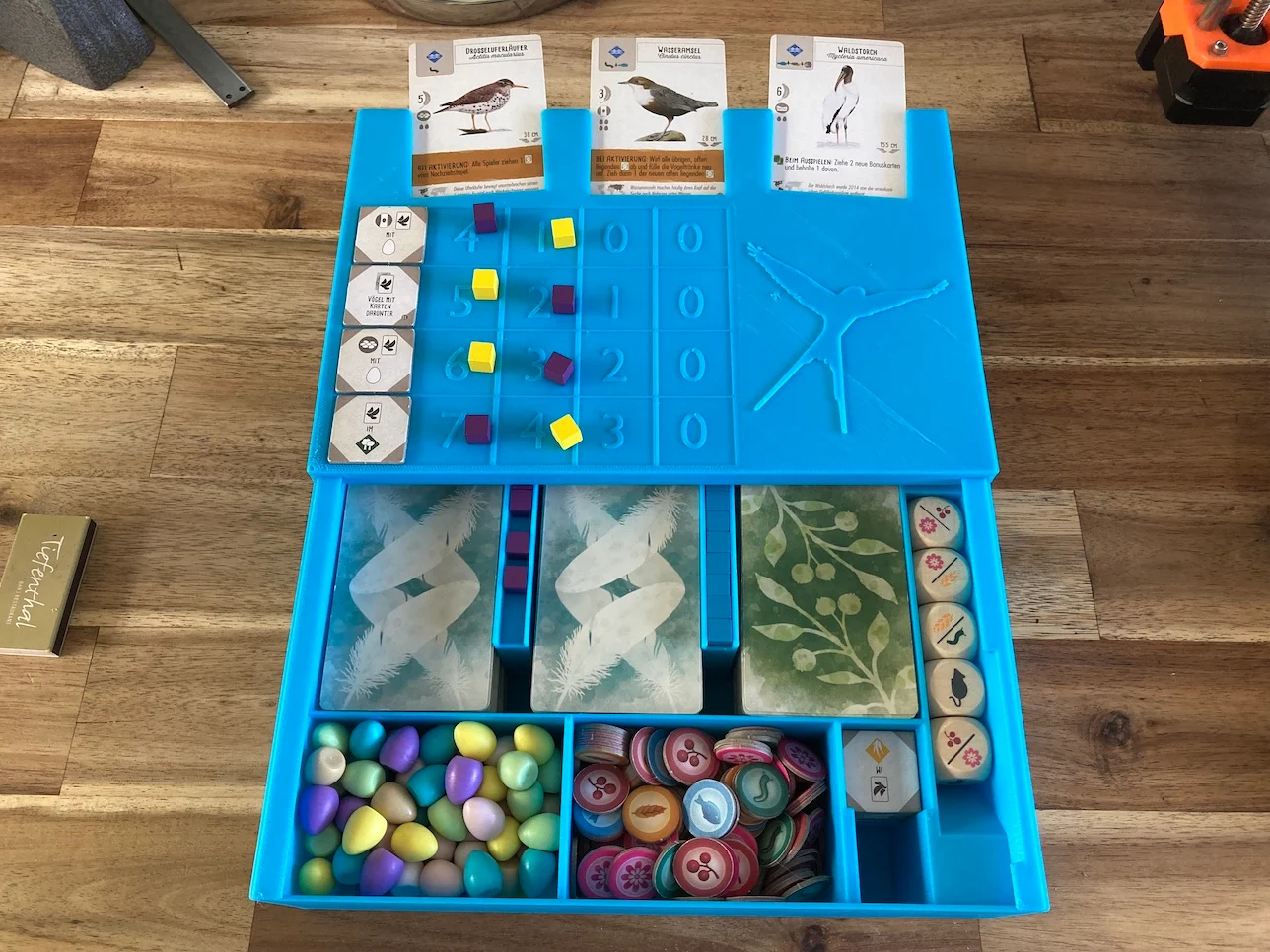 Wingspan Organizer/Travel Box for original game and extensions