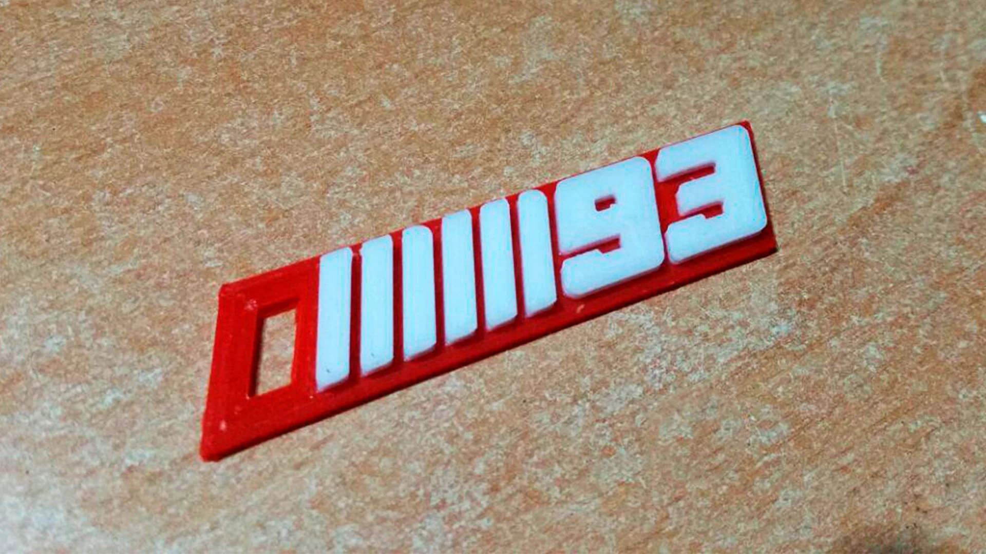 Marc Márquez 93 Keychain logo