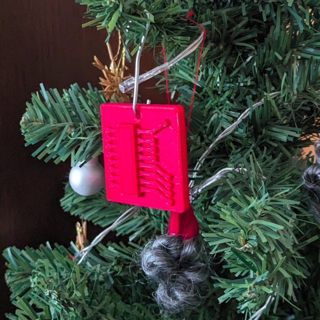 Xmas Tree Microchip Coockie