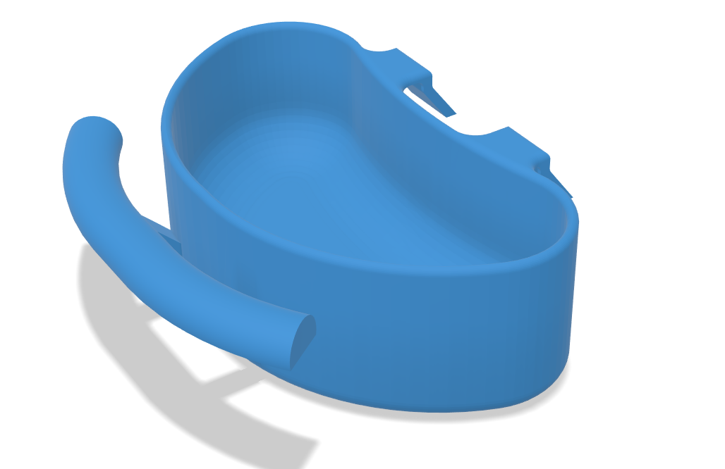 Hanging Pet Bowl with Rail Remix
